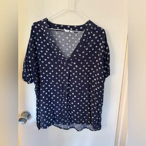 GAP Dark Blue Graphic Shirt XL
